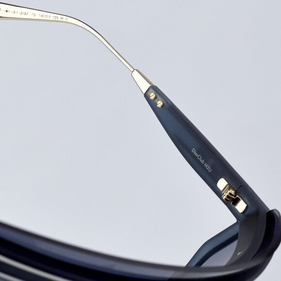 Dior Men BRAND NEW Sunglasses Matte Navy Blue Silver Mask DIORCLUB M2U - Picture 9 of 11